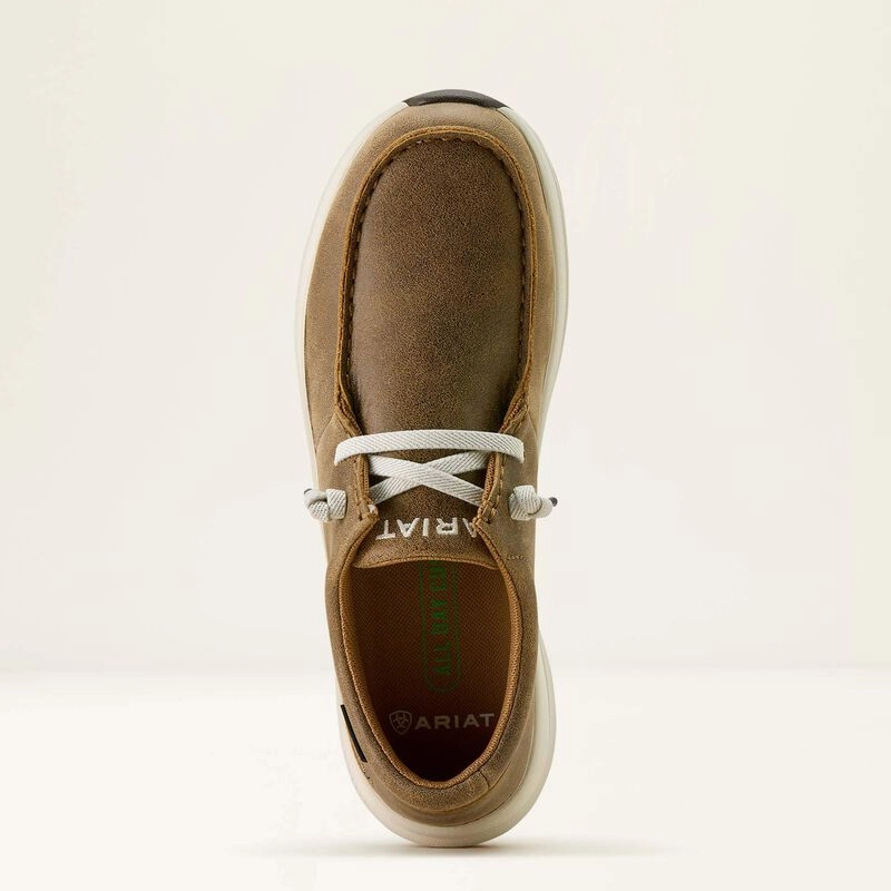 Ariat Women's Buckeye Brown Bomber Leather Steel Toe Work Shoe 10064035 Chilly Weather