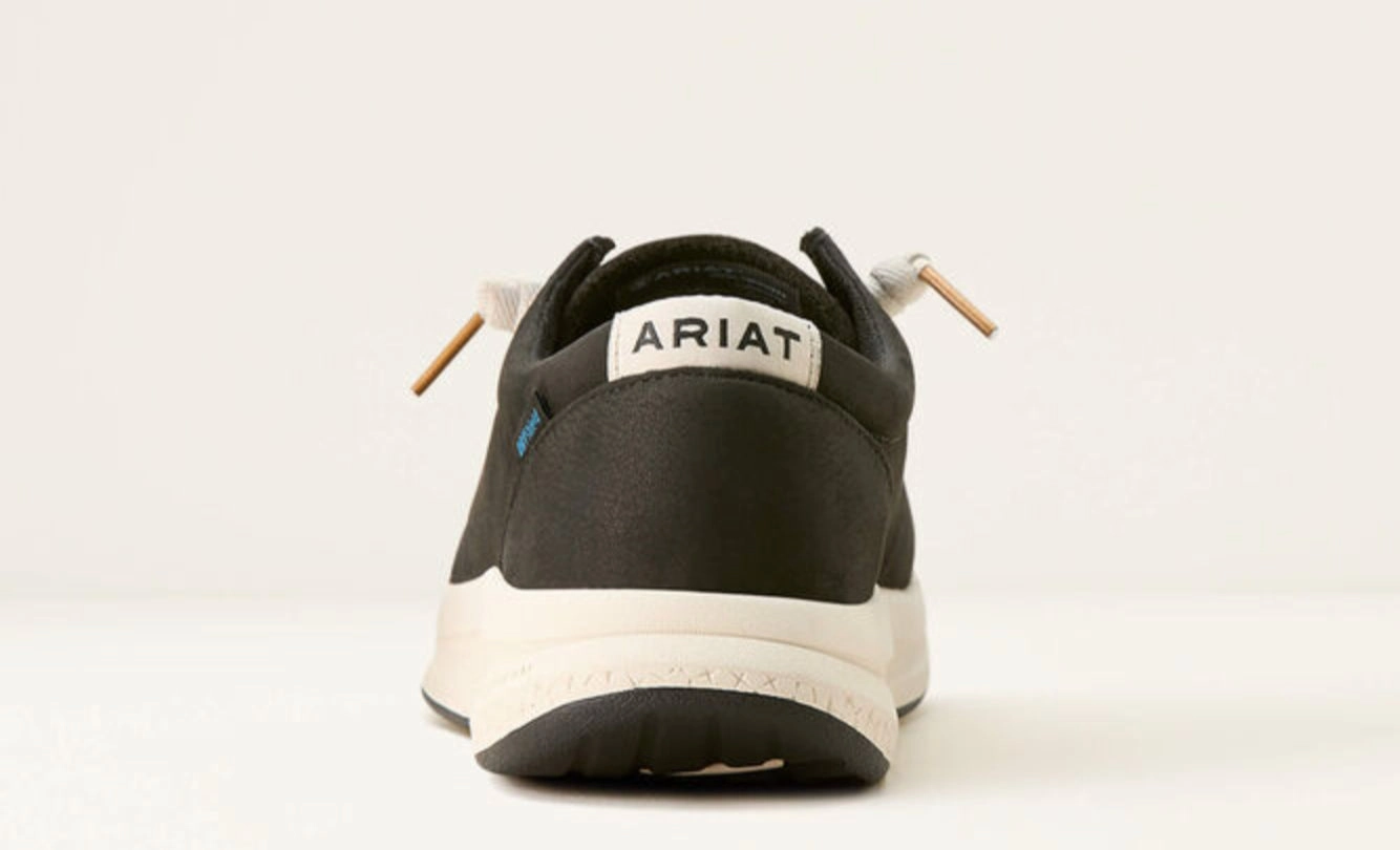 night stroll Quick Start Ariat Women's Buckeye Satin Black Waterproof Casual Shoe 10054317