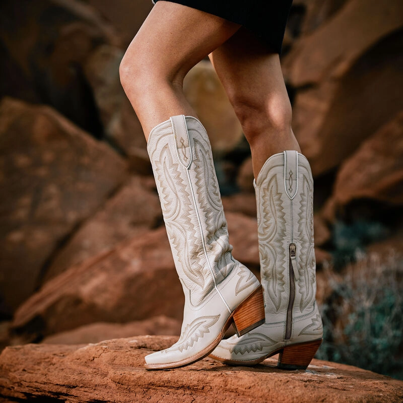 Ariat Women's Casanova Blanco White Tall X Toe Western Cowgirl Boots 10043268 Leather Cool