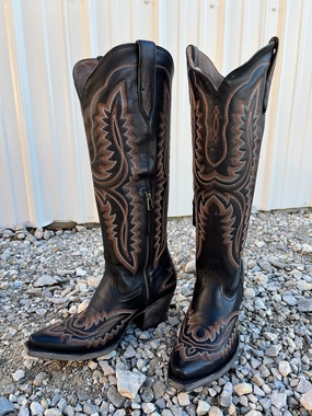 Ariat Women's Casanova Brooklyn Black Tall Western Cowgirl Boots 10042447 Comfortable Step Comfort Toe Box