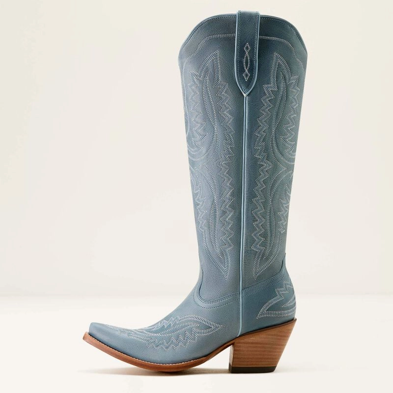 Grip Support Flexible Outsole Ariat Women's Casanova Vintage Denim Tall X Toe Western Cowgirl Boots 10064079