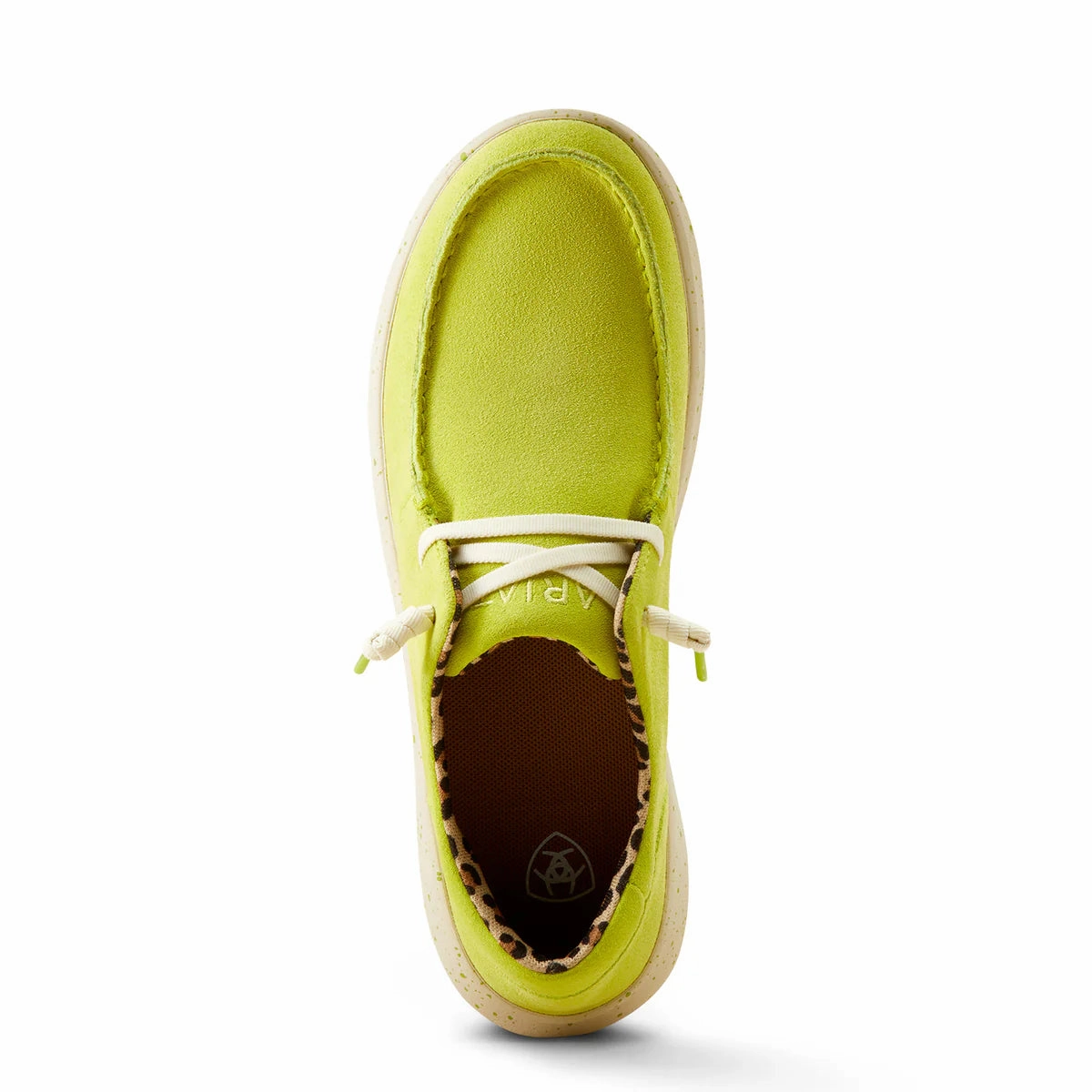 Ariat Women's Electric Lime Yellow-Green Hilo Suede Moc Toe Casual Shoes 10050970 Long Lasting Easy Packing