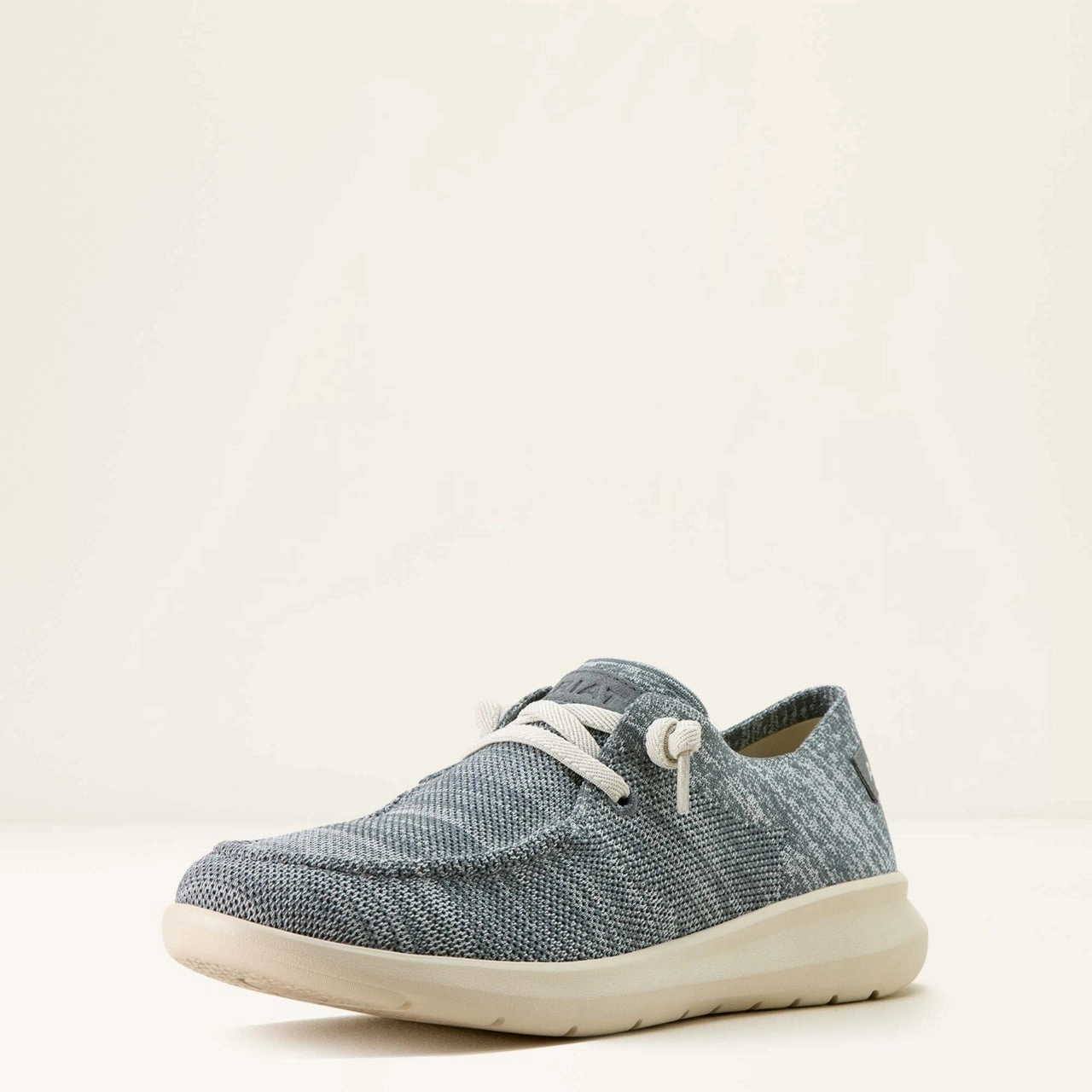 Wide fit Ariat Women's Heathered Storm Grey Knit Hilo Casual Shoe 10063815