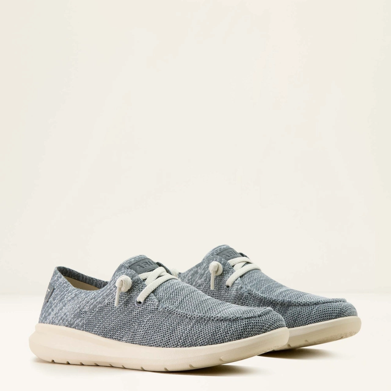 Ariat Women's Heathered Storm Grey Knit Hilo Casual Shoe 10063815 Cotton Touch