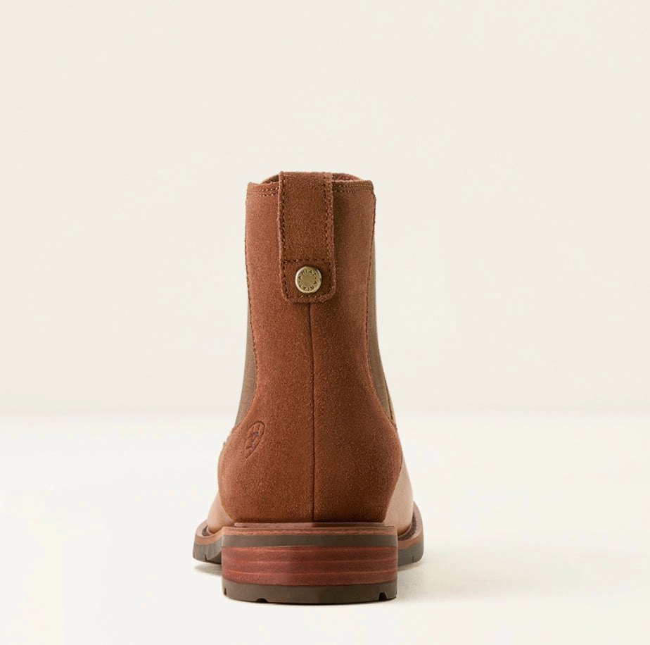 Functional Wear Neutral Colors Ariat Women's Metallic Brown & Polo Wexford Lug Chelsea Bootie 10053727