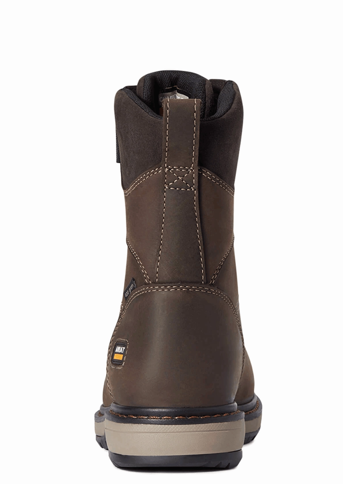 Ariat Women's Riveter 8" CSA Glacier Grip Waterproof 400g Composite Toe Work Boot 10036707 Rugged Build Shoes Heel Guard Footwear