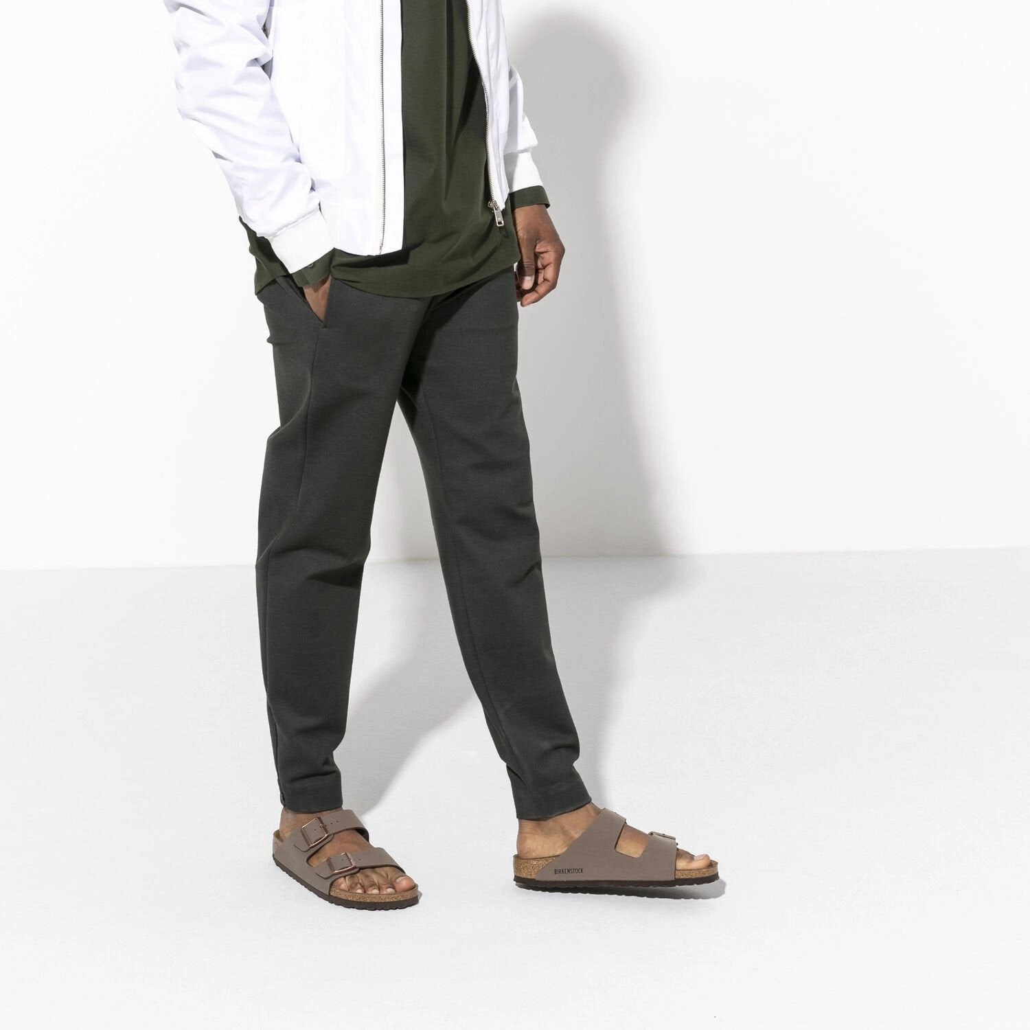 Arizona | Birkibuc | Mocha Springy sole Toe Post