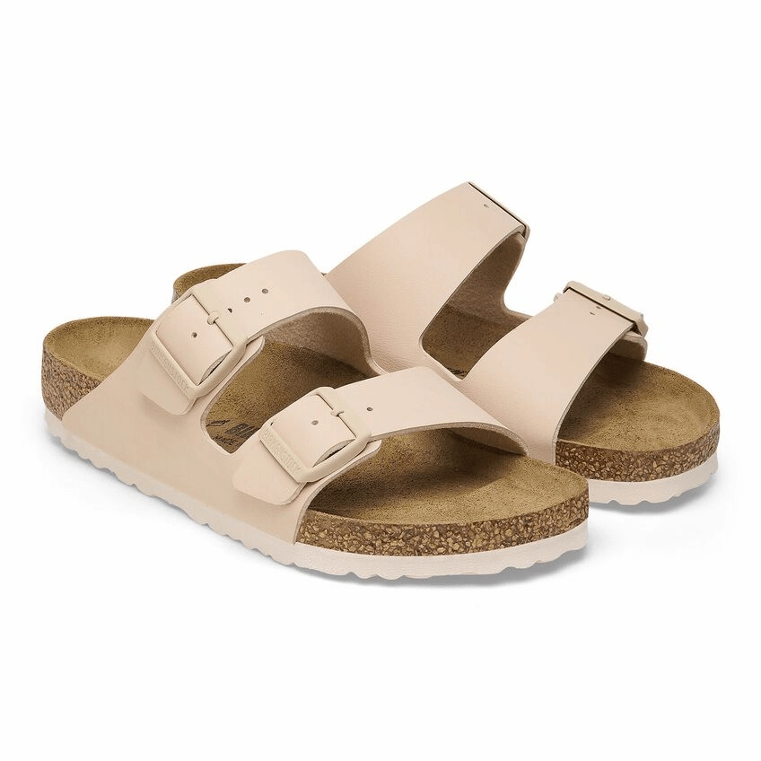 Comfortable Vacation Footwear Arizona | Birko-Flor | New Beige