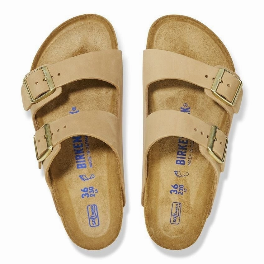 Arizona | Soft Footbed | Nubuck | Sandcastle Casual Footwear for Men