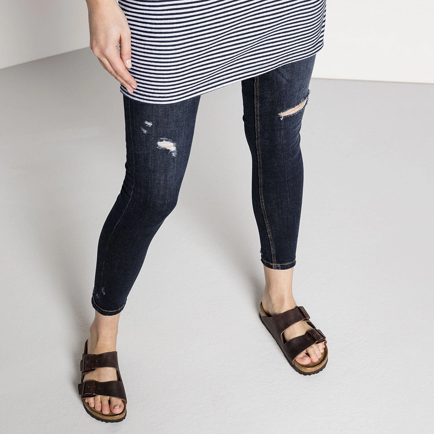 Long Wear Closed back Arizona | Soft Footbed | Oiled Leather | Habana Brown