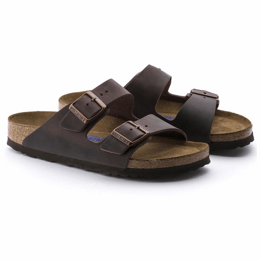 Arizona | Soft Footbed | Oiled Leather | Habana Brown Classic Pair Quick Buckle