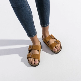 Classic Summer Shoes Arizona | Soft Footbed | Suede | Mink