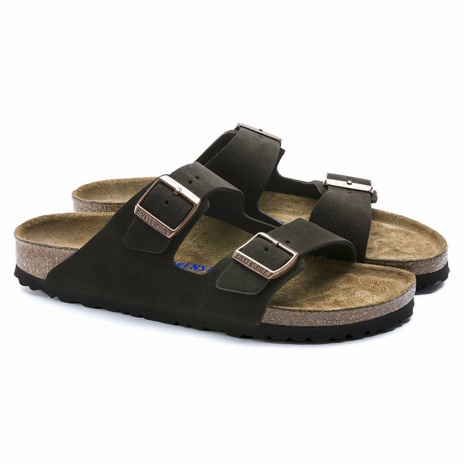 Arizona | Soft Footbed | Suede | Mocha Chic Protection Fit Leather Protection