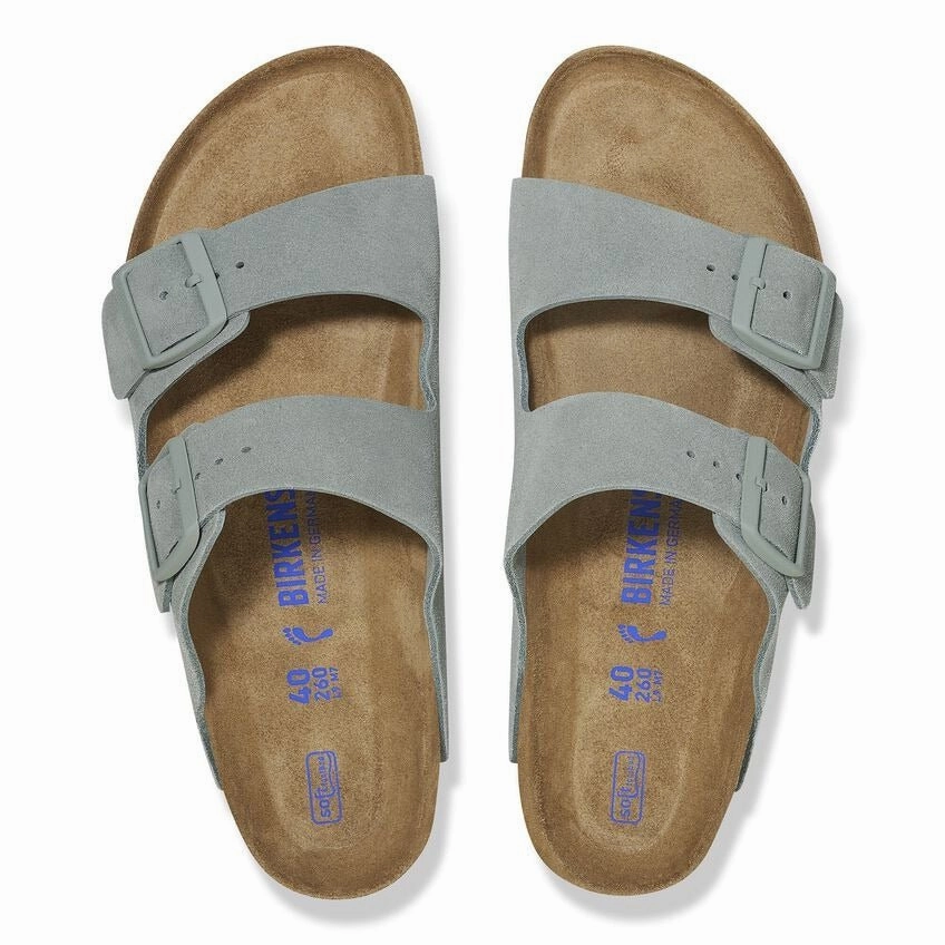 Air Friendly Arizona | Soft Footbed | Suede | Pure Sage