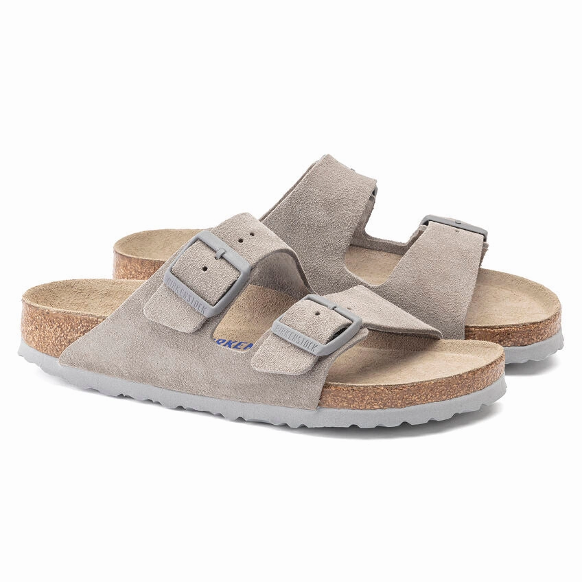 Arizona | Soft Footbed | Suede | Stone Coin Comfortable Vacation Footwear EVA sole