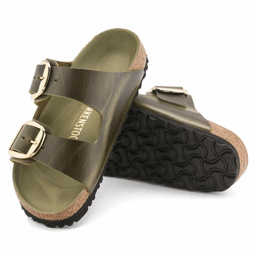 Arizona Big Buckle | Oiled Leather | Olive Green Pond Walk Desert Cool