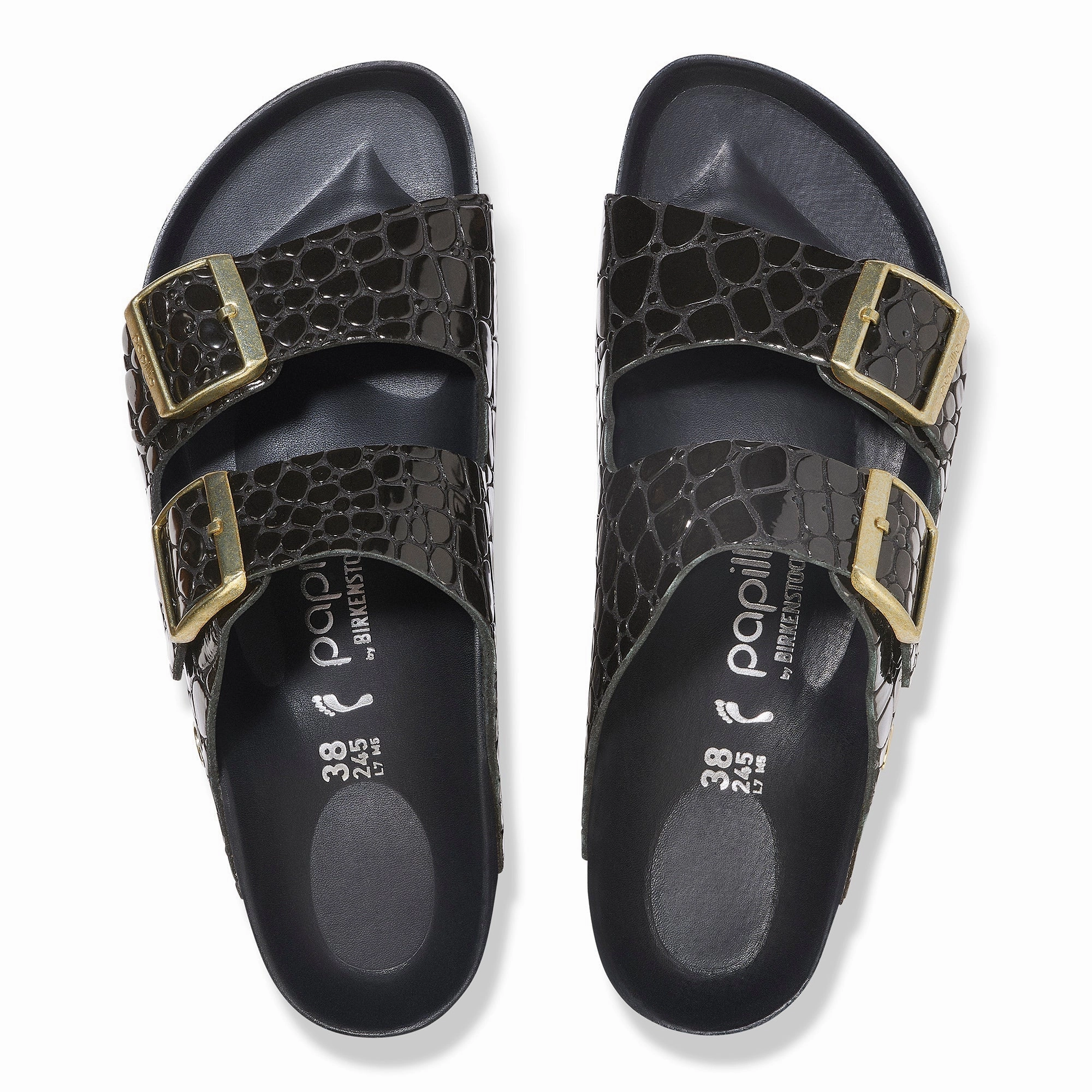 Arizona Platform | Patent | Black Croc Free Soul Anti Slip