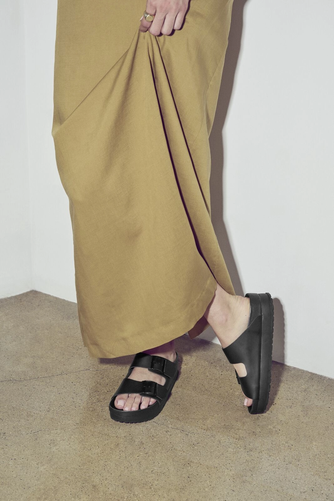 Arizona Platform | Vegan | Birko-Flor | Black Stylish Walk