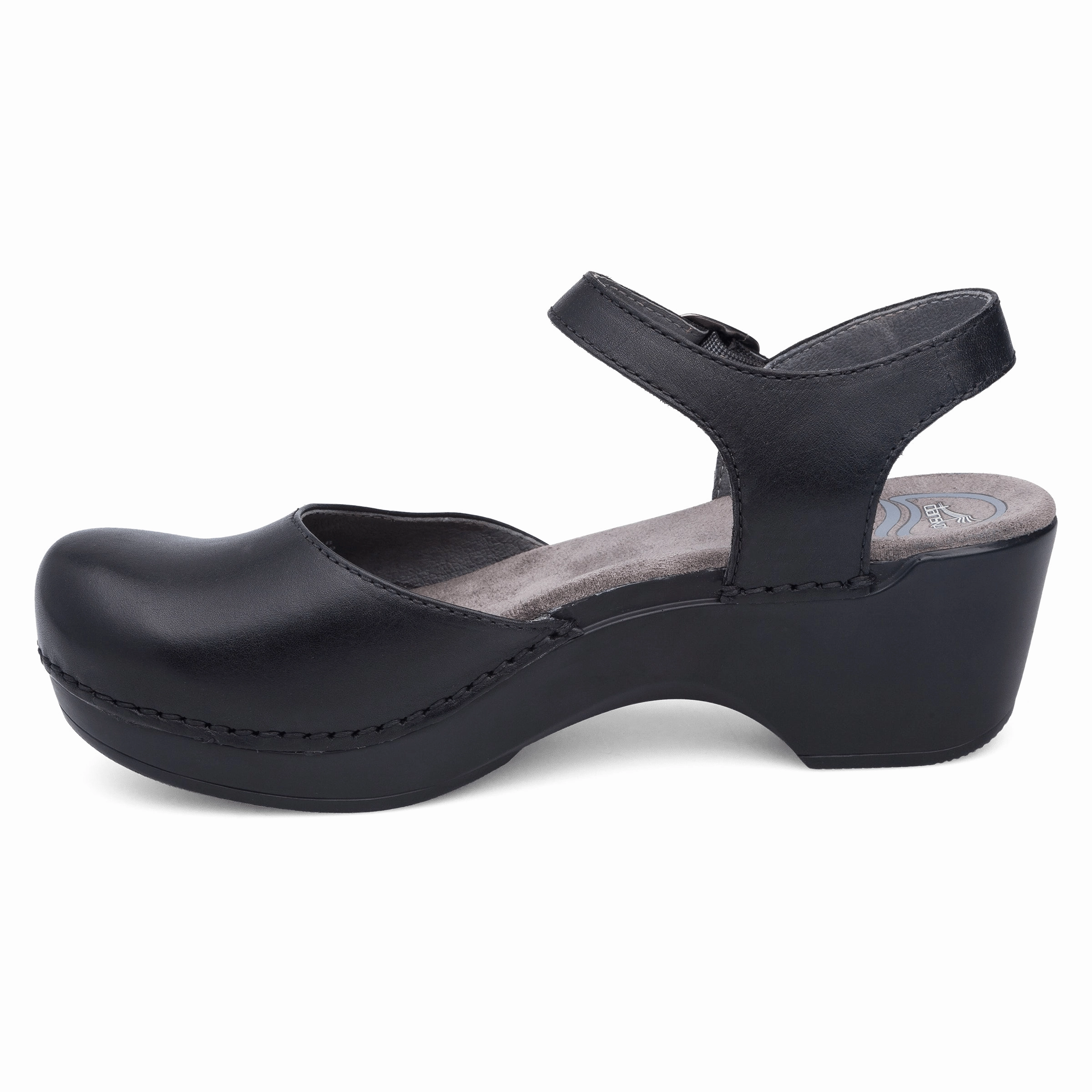 Sam | Leather | Black Cushioned Footbed Sail Vibe