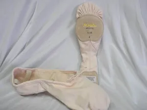 Ballon Canvas -- Split Sole Ballet Slipper -- Pink Fairy Step Wool Warm