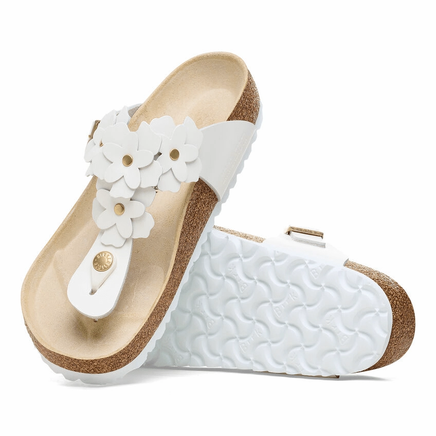 City Edge Gizeh Flower | Leather | White