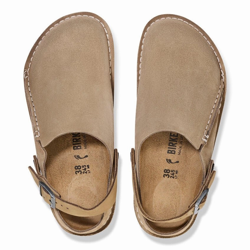 Lutry | Suede | Gray Taupe - Clog - Birkenstock