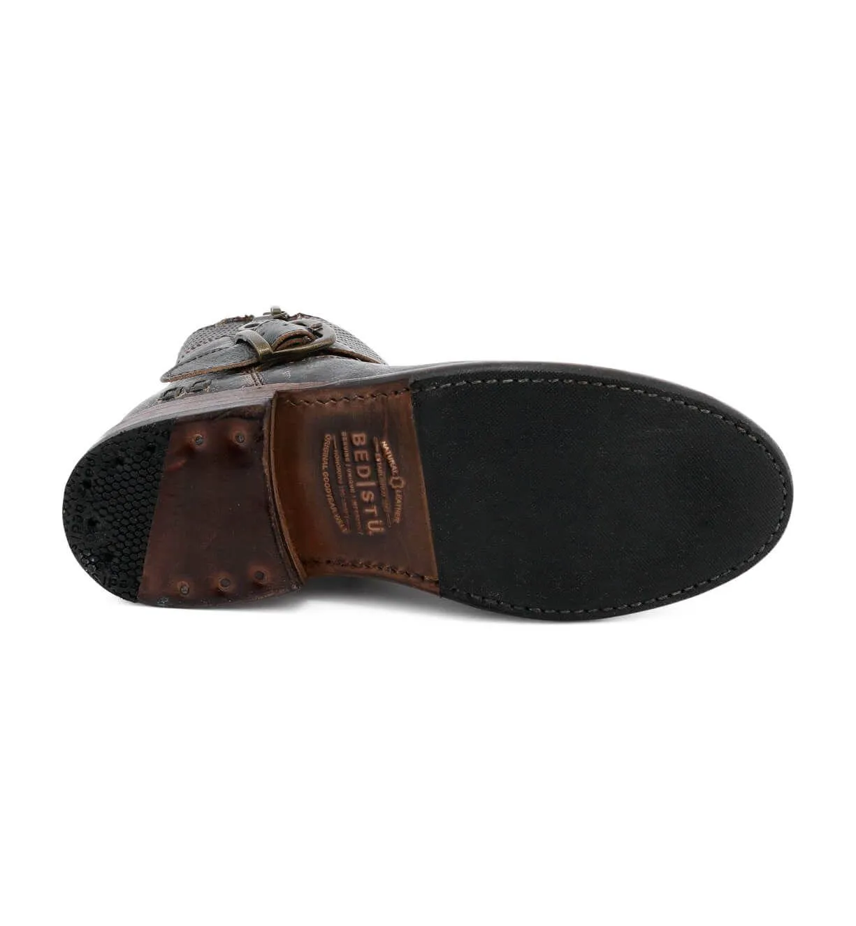 Bed Stu Women's Becca Black Lux Leather Short Boots Ankle Booties F321118BKLX Everyday Style