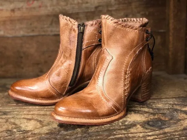 High Quality Bed Stu Women's Bia Tan Dip Dye Leather Short Ankle Boots F393008