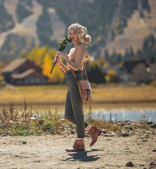 Bed Stu Women's Baylene Teak Driftwood Leather Ankle Bootie F321148 Tear-resistant