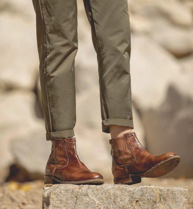 Everyday Use Steel Toe Bed Stu Women's Baylene Teak Driftwood Leather Ankle Bootie F321148