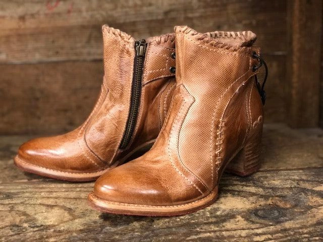 High Quality Bed Stu Women's Bia Tan Dip Dye Leather Short Ankle Boots F393008