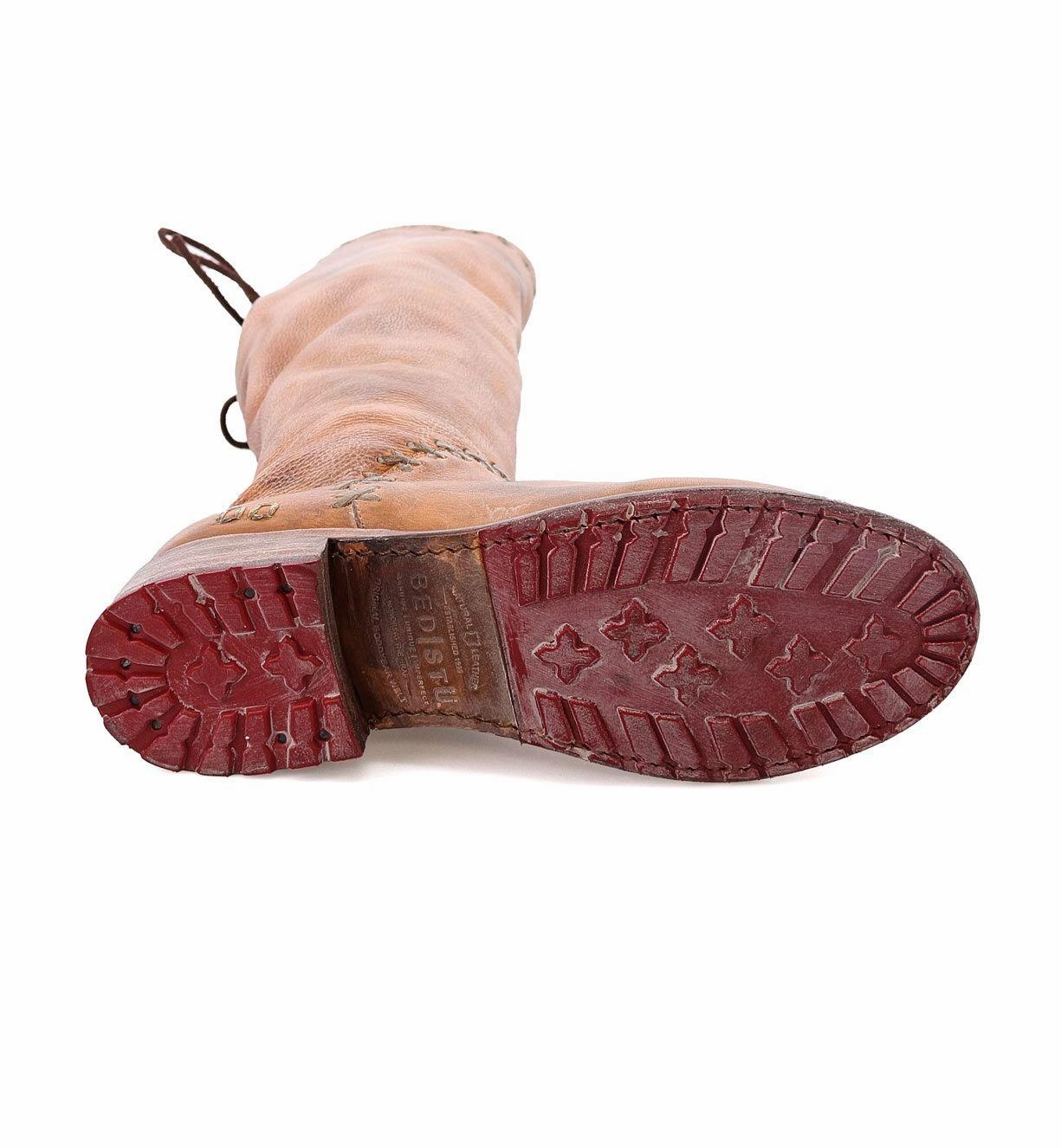 Farmer MoistureWicking Bed Stu Women's Manchester III Tan Icicle Rustic Leather Tall Boot F311029