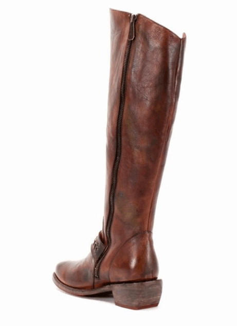 Bed Stu Women's Takoma Rowan Teak Brown Leather Tall Boots F393130-RWTKM Winter Style
