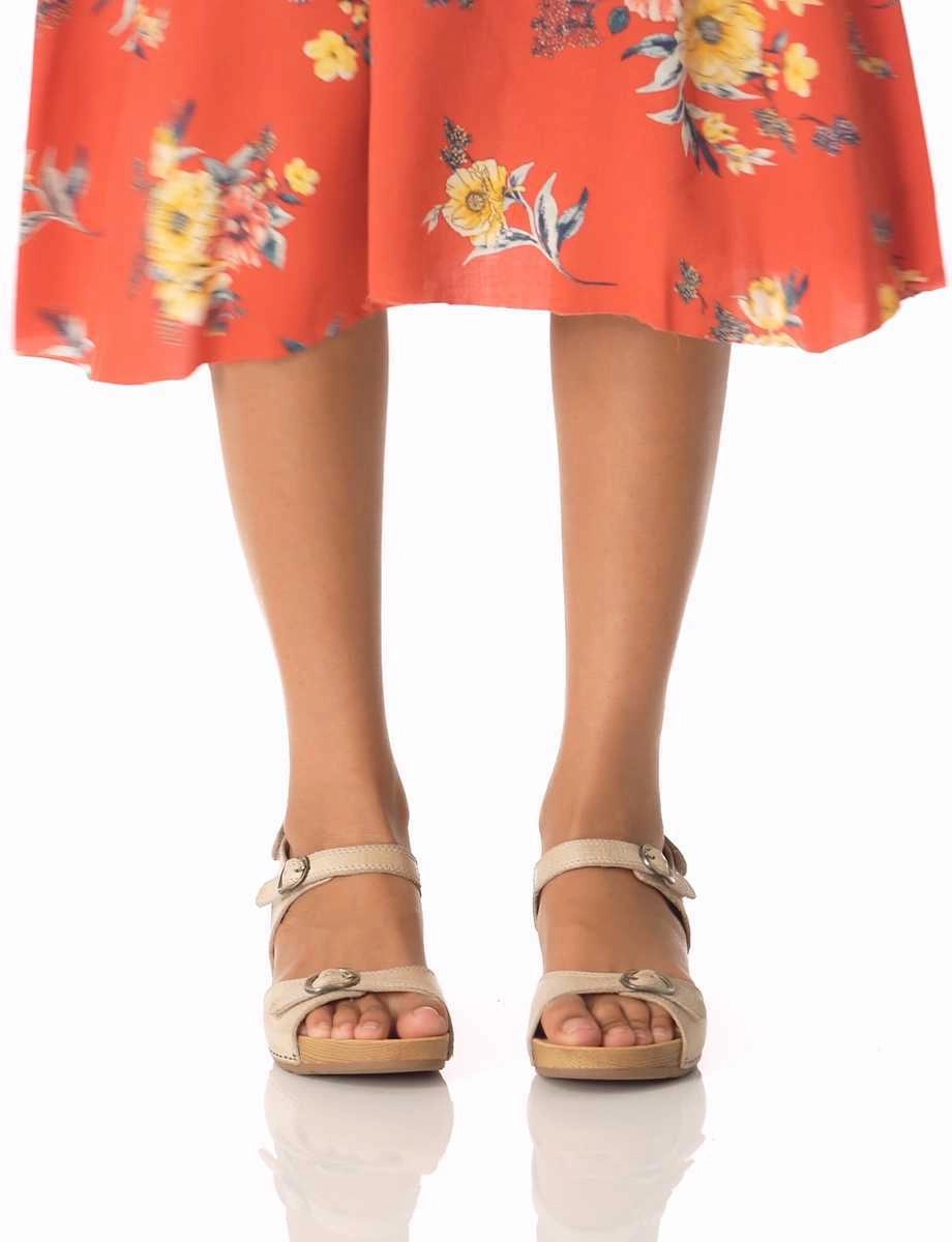 Relaxed Footwear Sunset Stroll Tricia | Milled Burnished | Linen