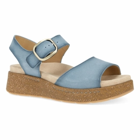 Comfort Fit Bianca | Burnished Suede | Blue
