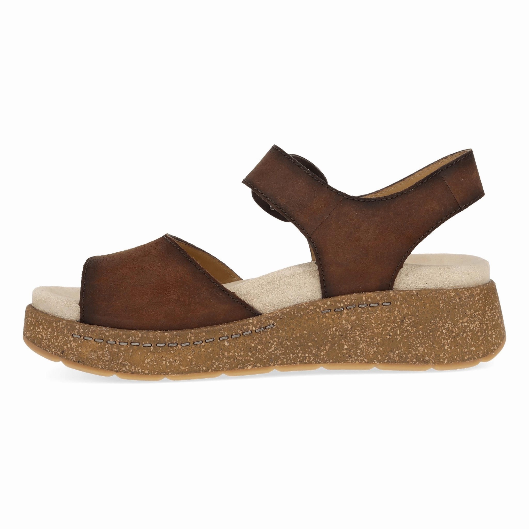 Bianca | Burnished Suede | Brown Boat Walk Travel Must