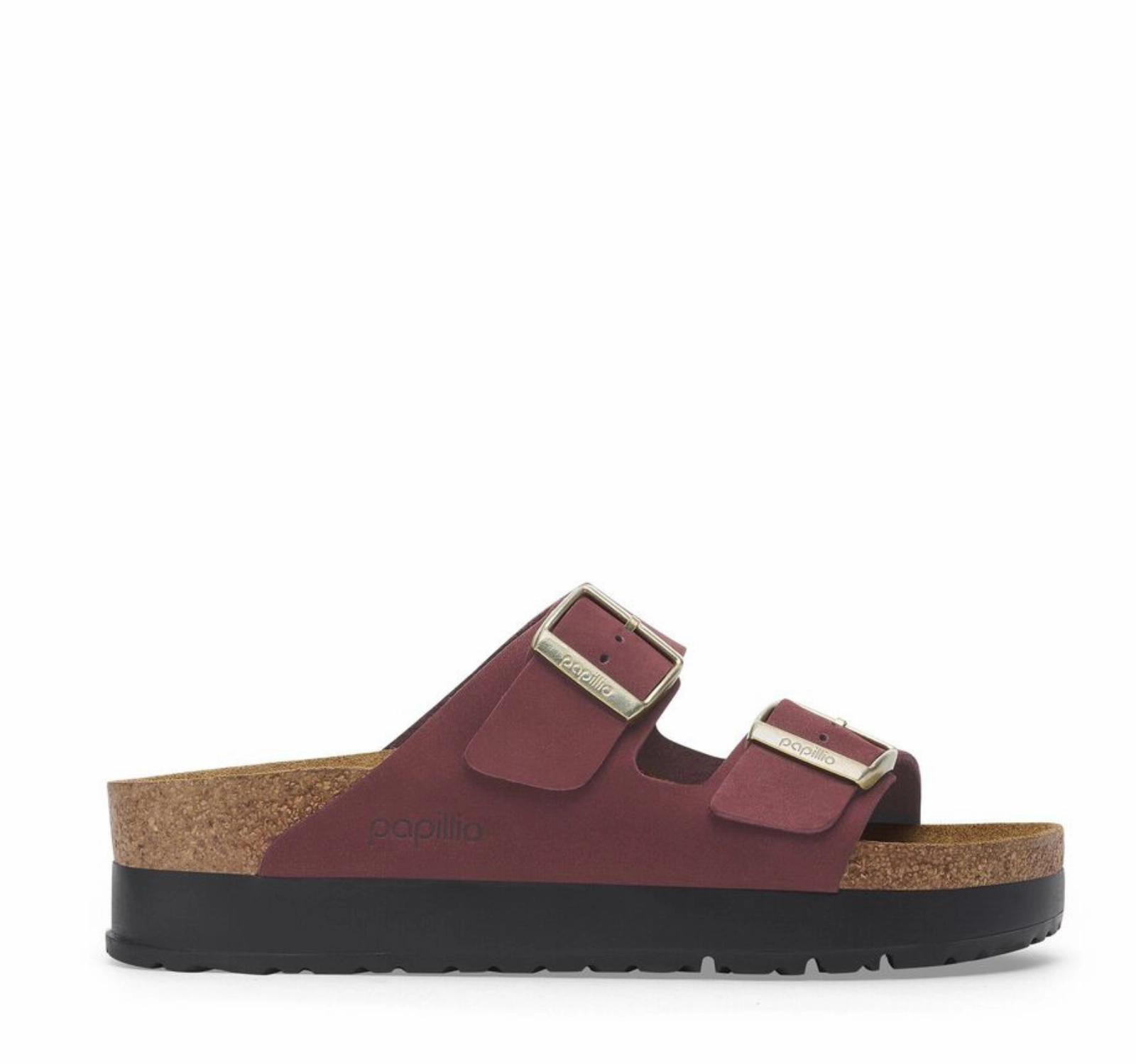 Light sandals removable insoles Birkenstock Arizona Platform in Nubuck