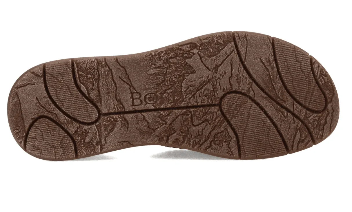 Petite Fit Island Vibe Born Men's Baylor Dark Brown Leather Slip On Casual Shoes BM0009923