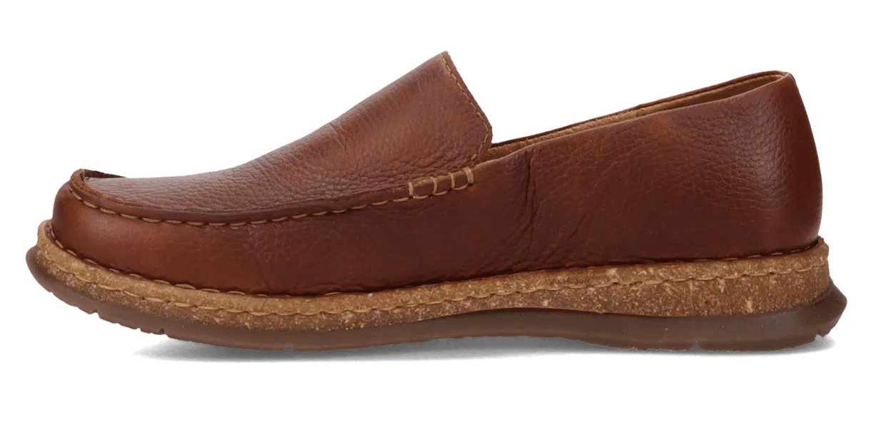 Grounded Steps Born Men's Baylor Dark Brown Leather Slip On Casual Shoes BM0009923