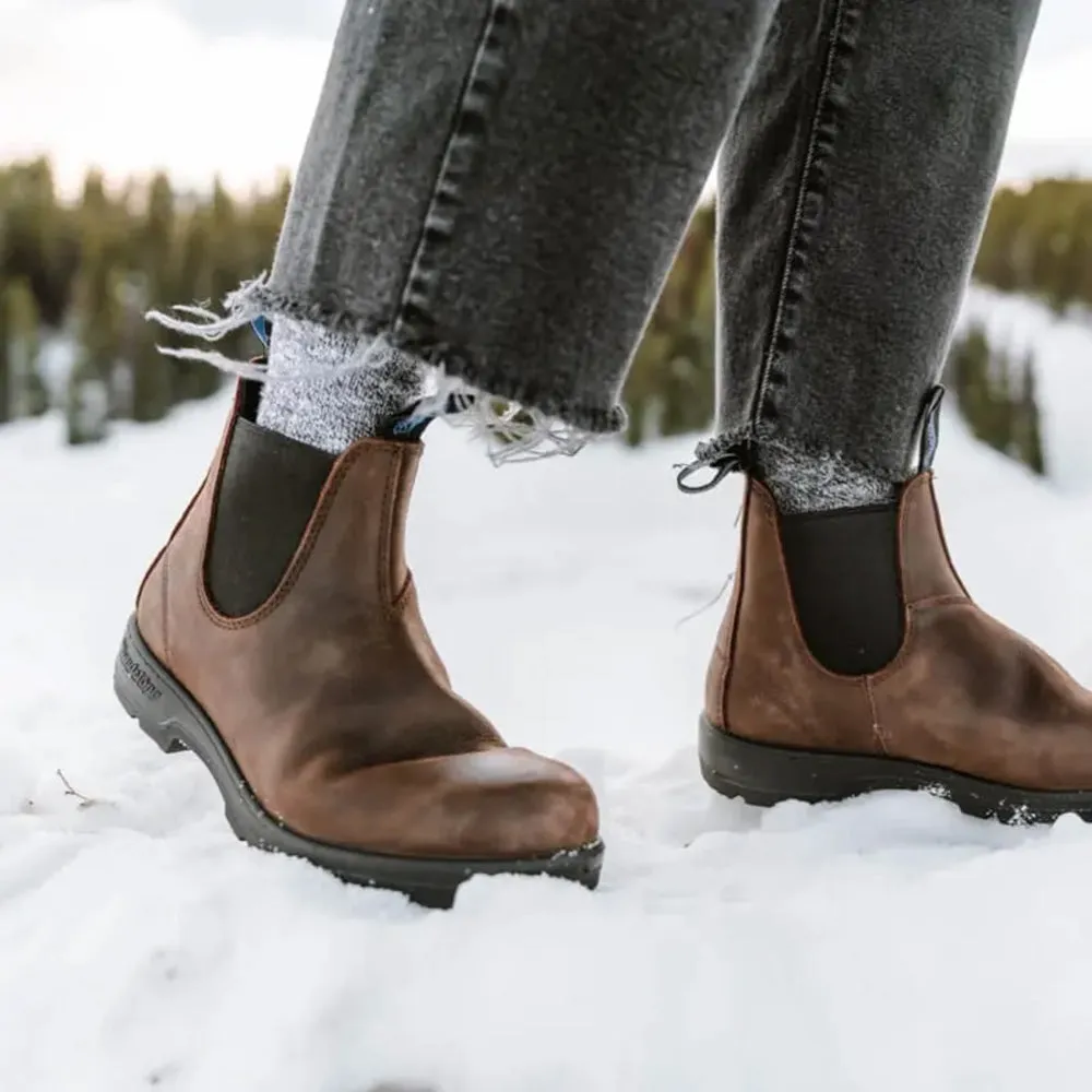 Waterproof Daily Walk Blundstone Winter Thermal Classic 1477 in Antique Brown Hybrid Feel