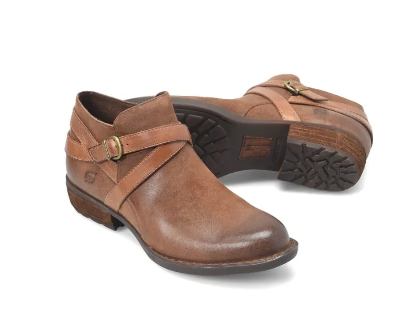 Born Women's Kelle Rust Tobacco Distressed Leather Ankle Boot BR0061880 Outdoor Essential