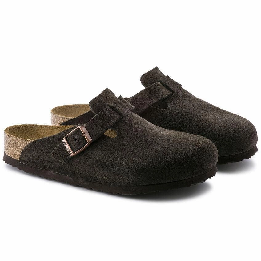 Boston | Soft Footbed | Suede | Mocha Curve Hug Quick Flow