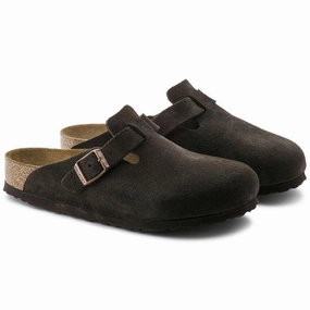 Boston | Soft Footbed | Suede | Mocha Curve Hug Quick Flow
