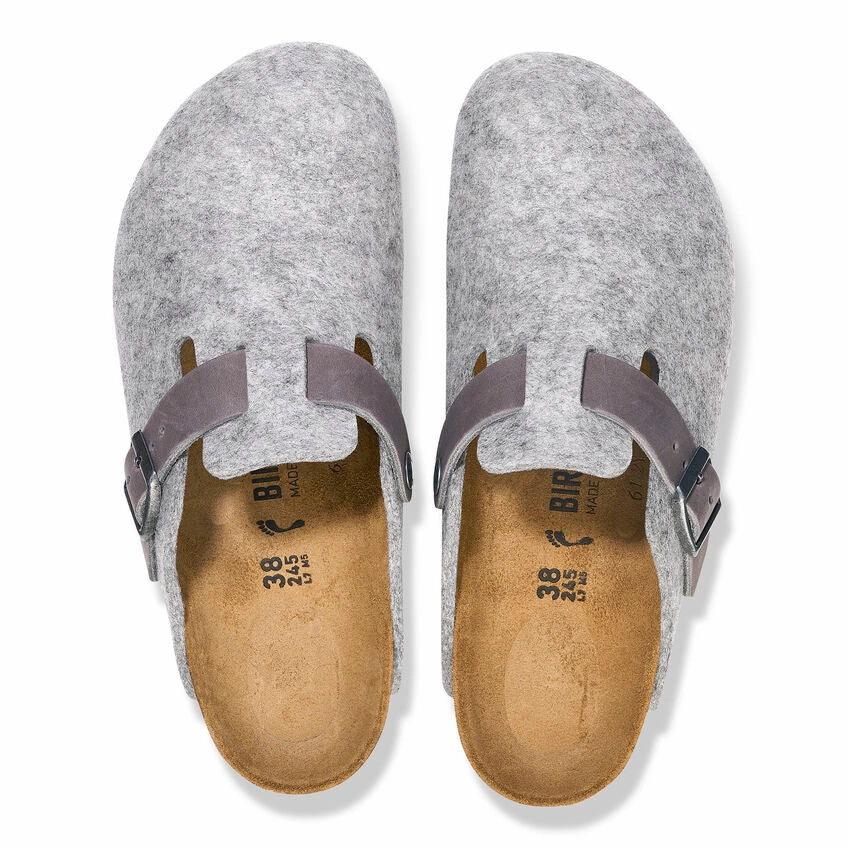 Boston | Wool | Light Gray Memory Foam