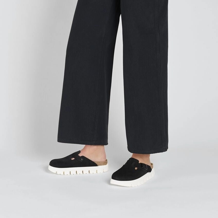 Boston Chunky | Suede | Black/White Winter Essential Comfort Driven