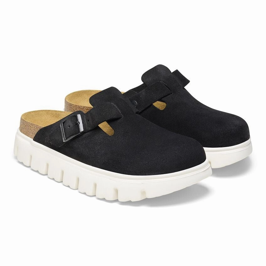 Boston Chunky | Suede | Black/White Functional Wear Winter Essential