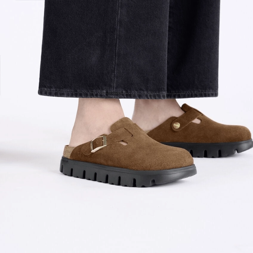 Love Path Boston Chunky | Suede | Dark Tea