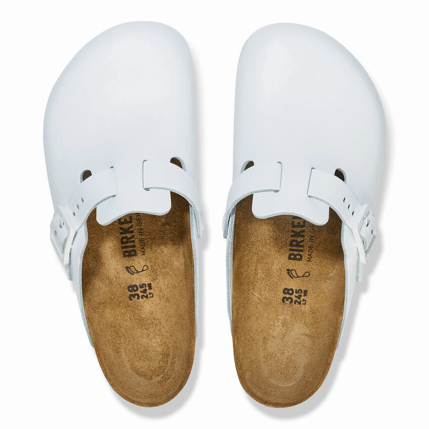 Boston Pro | Leather | White - Clog - Birkenstock