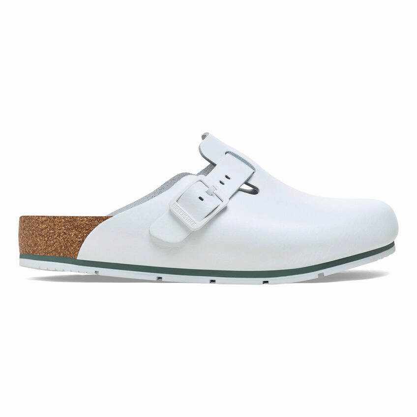 Boston Pro | Leather | White - Clog - Birkenstock