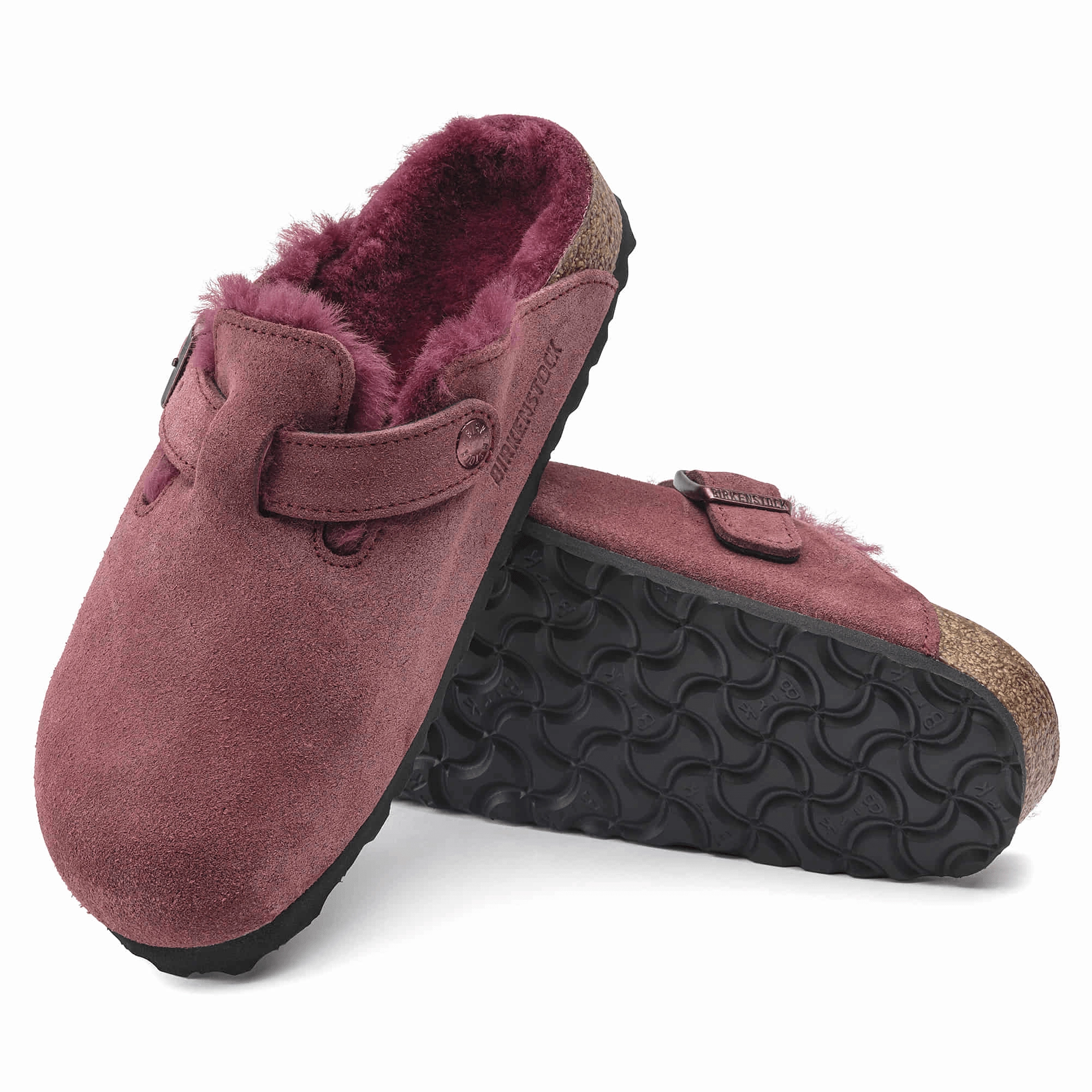 Boston Shearling | Suede | Maroon Cold Walk Boots